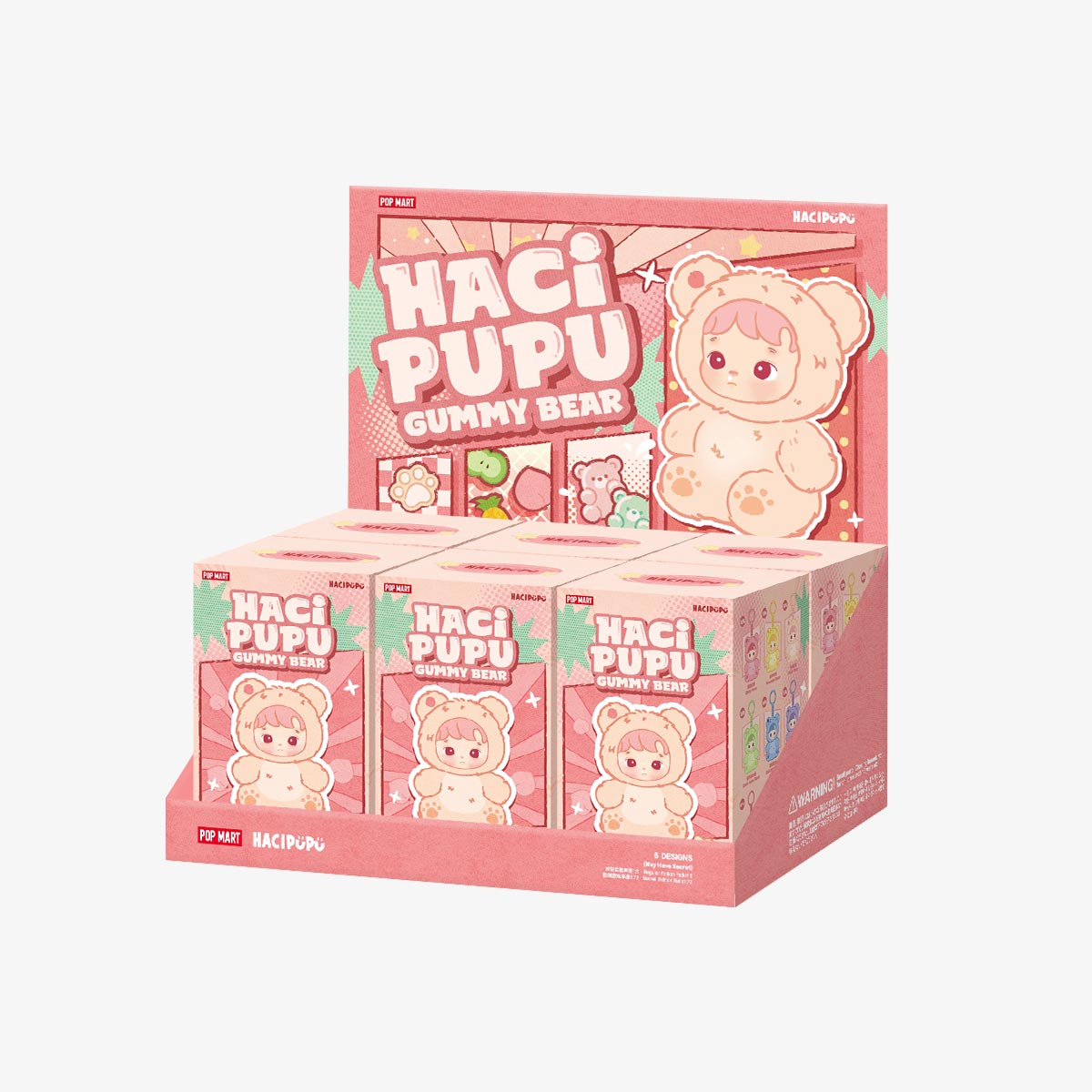 Hacipupu - Gummy Bear Series Vinyl Plush Pendant Blind Box