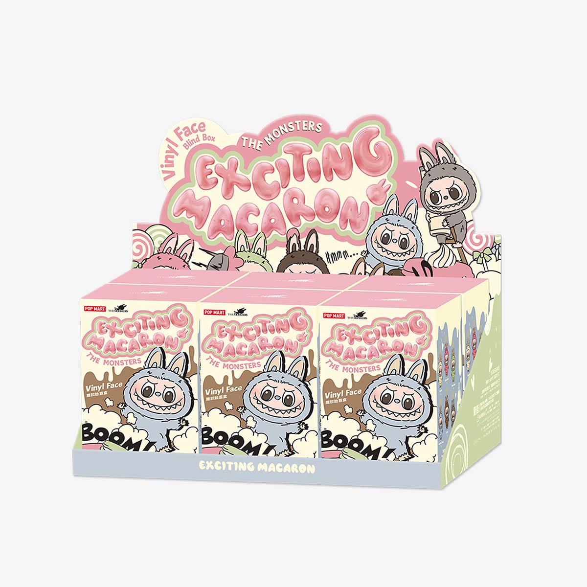 Labubu V1 THE MONSTERS - Exciting Macaron Series Plush Pendant Blind Box