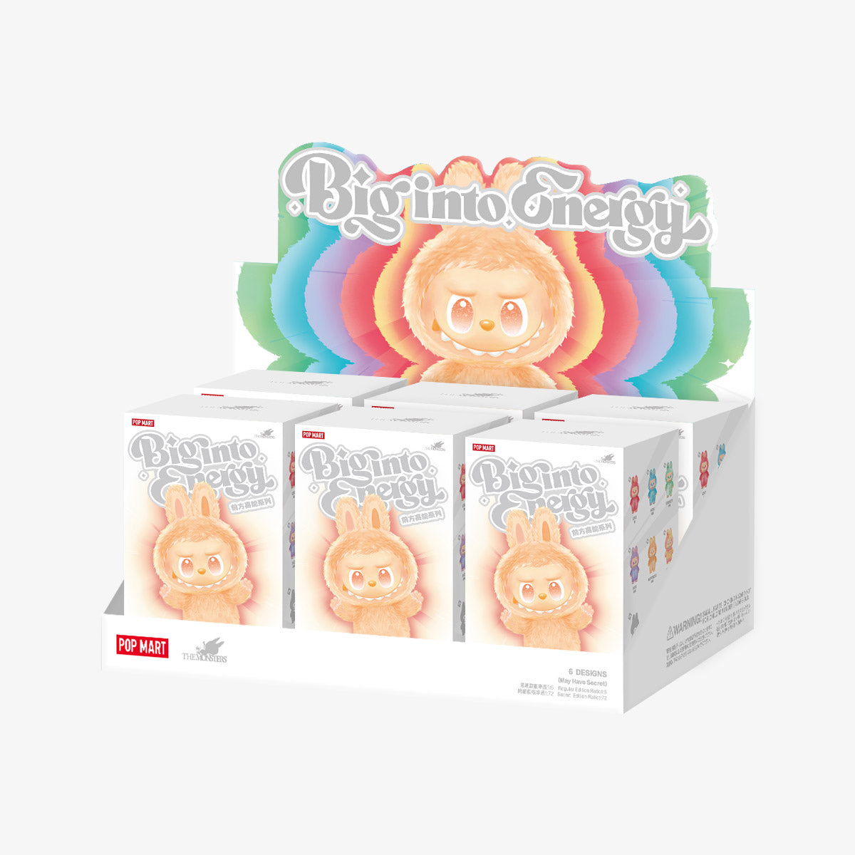 Labubu V3 THE MONSTERS - Big Into Energy Series Plush Pendant Blind Box